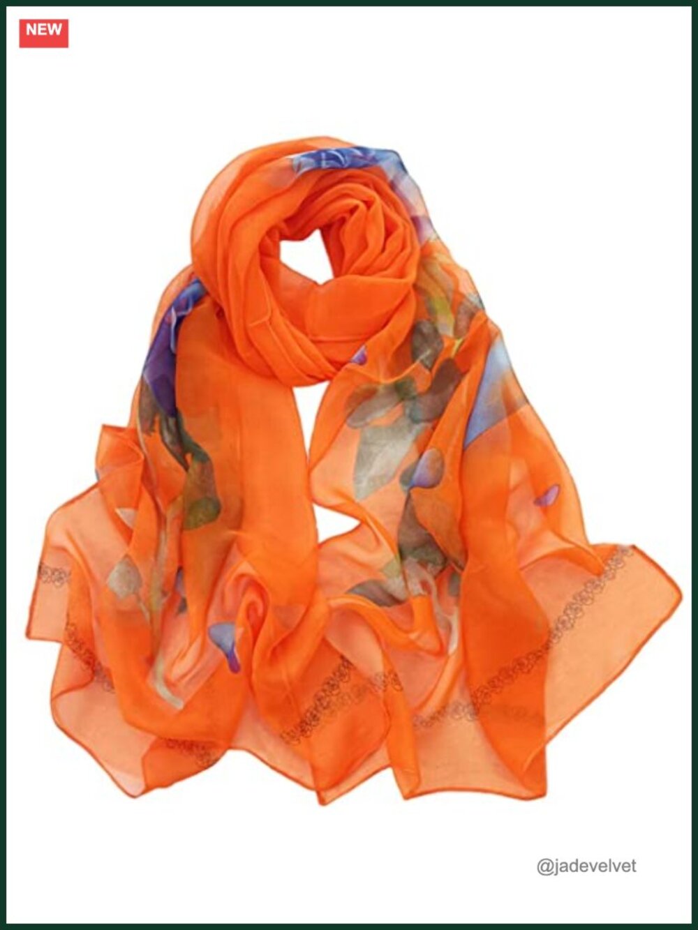 Floral Lightweight Scarves & Wraps for Women by Pokeedioty